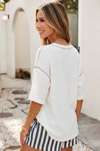 USA Graphic Ribbed Top