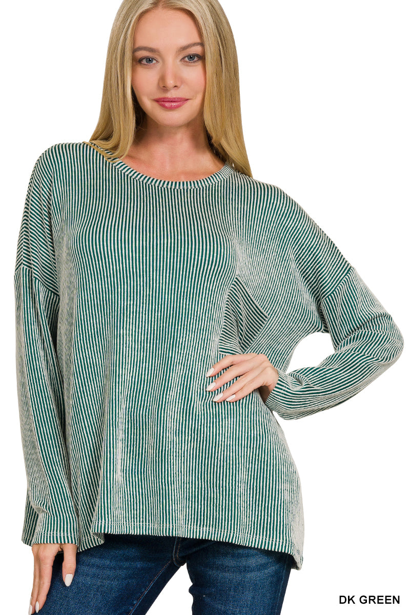 Emerald Luck Corded Top