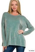 Emerald Luck Corded Top