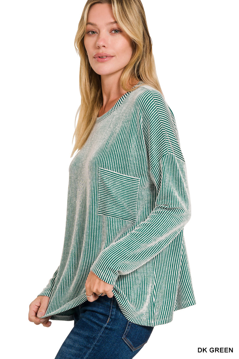 Emerald Luck Corded Top