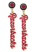 Razorback Autograph Earrings