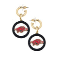 Razorback Medallion Earrings
