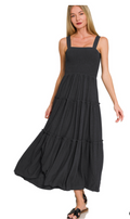 Smocked Midi Dress