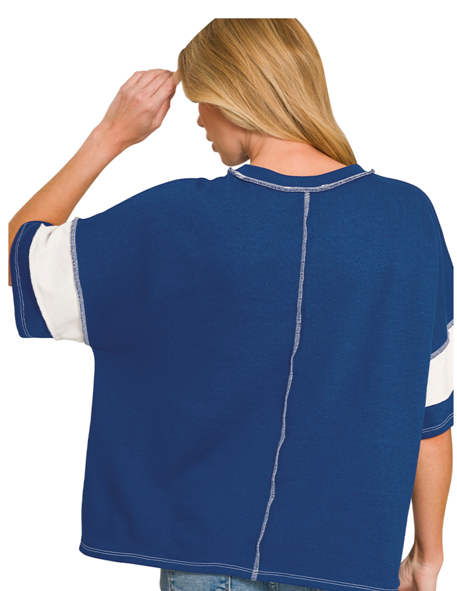 Oversized French Terry Top