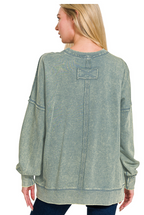 French Terry Pocket Pullover