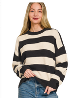Rugby Striped Knit Sweater