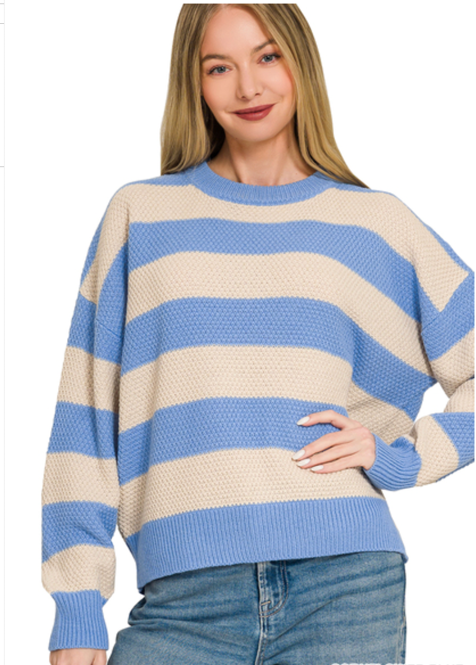 Rugby Striped Knit Sweater