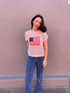 USA Flag Sweater