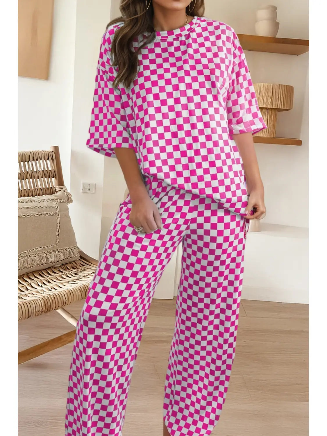 Checkered Out Lounge Set
