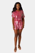 Slay All Day Sequin Set *All Sales final
