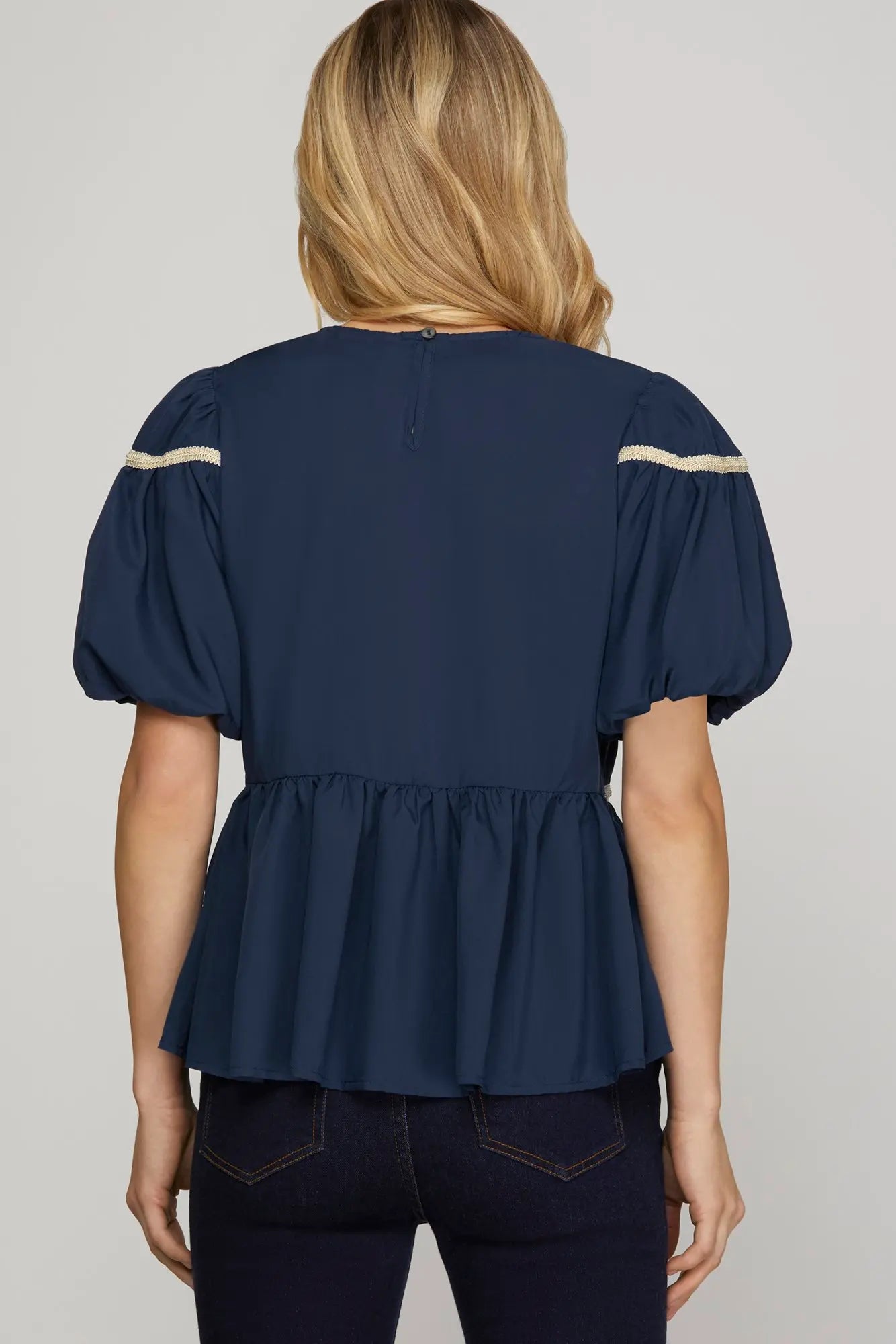 Sail La Vie Peplum Top